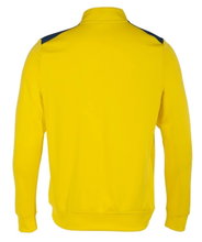 Joma Pullover Championship VII Sweatshirt (Half-Zip, Fleece Lining) yellow/navy Men