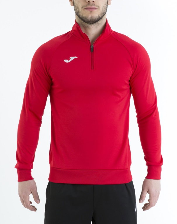 Joma Pullover Combi Sweatshirt (100% Polyester) rot Herren