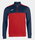 Joma Pullover Winner Sweatshirt (1/2 Zip, 100% Polyester) red/navy blue Men