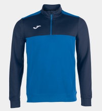 Joma Pullover Winner Sweatshirt (1/2 Zip, 100% Polyester) royal blue/navy blue Men