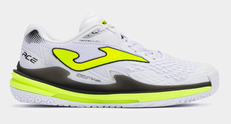 Joma Tennisschuhe Ace Allcourt/Stabilität weiss/neongelb Herren