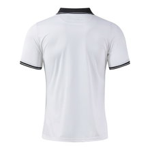Joma Tennis Polo Galaxy (100% recycled Polyester, lightweight, breathable) white/black men's
