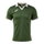 Joma Tennis-Polo Galaxy (100% rec. Polyester, leicht, atmungsaktiv) dunkelgrün/beige Herren