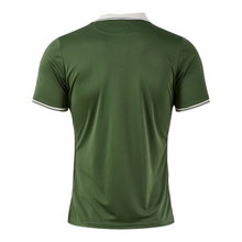 Joma Tennis Polo Galaxy (100% recycled Polyester, lightweight, breathable) dark green/beige men's