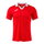 Joma Tennis-Polo Galaxy (100% rec. Polyester, leicht, atmungsaktiv) rot/weiss Herren
