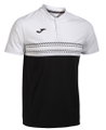 Joma Polo tenisowe Smash (elastyczne, oddychające) czarne/białe męskie