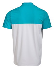 Joma Tennis Polo Smash (elastic, breathable) white/blue men's