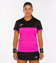 Joma Tennis Shirt Montreal (100% Polyester) pink/black Women