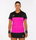 Joma Tennis-Shirt Montreal (100% Polyester) rosa/schwarz Damen