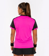 Joma Tennis Shirt Montreal (100% Polyester) pink/black Women