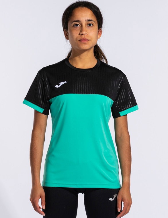 Joma Tennis Shirt Montreal (100% Polyester) green/black Women