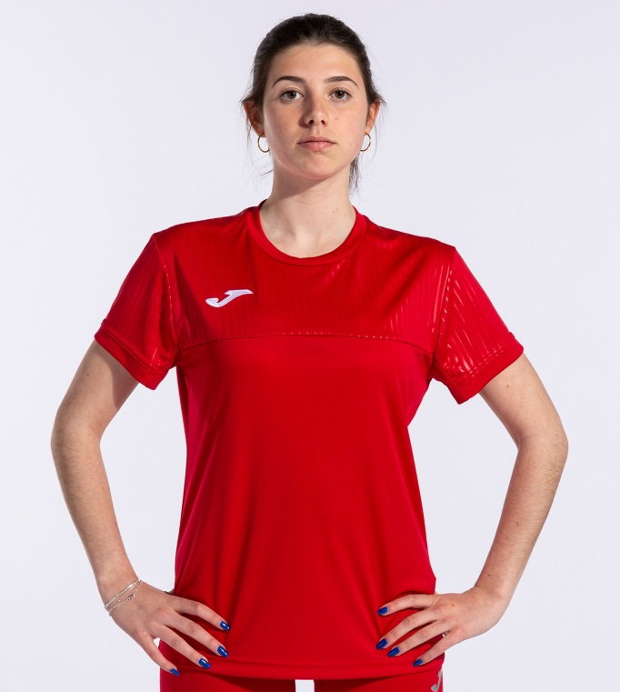 Joma Tennis Shirt Montreal (100% Polyester) red Women