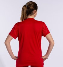 Joma Tennis Shirt Montreal (100% Polyester) red Women