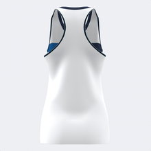 Joma Tennis Tank Court Sleeveless (optimal freedom of movement) white/royal blue ladies