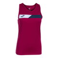Joma Tennis-Tank Court Ärmellos (optimale Bewegungsfreiheit) blutrot/marineblau Damen