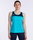 Joma Tennis-Tank Top Montreal (100% Polyester) türkis/marineblau Damen