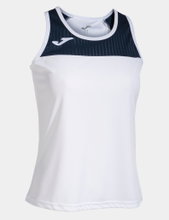 Joma Tennis Tank Top Montreal (100% Polyester) white/navy Women