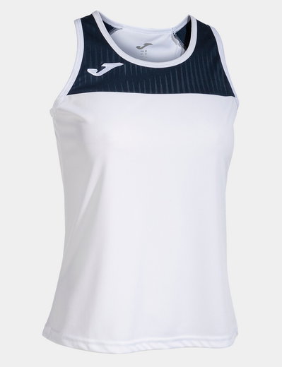 Joma Tennis Tank Top Montreal (100% Polyester) white/navy Women