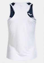 Joma Tennis Tank Top Montreal (100% Polyester) white/navy Women