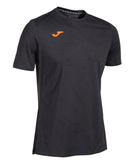 Joma Tennis-Tshirt Challenge (elastisch, atmungsaktiv) schwarz Herren
