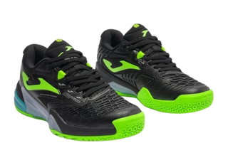 Joma Tennisschuhe Roland 2601 Allcourt/Dämpfung schwarz/fluogrün Herren