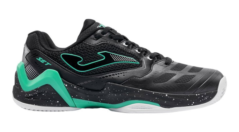Joma Tennisschuhe Set 2601 Allcourt/Stabilität schwarz/türkis Herren
