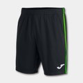 Joma Tennishose Bermuda Open III schwarz/grün Herren