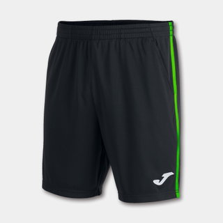 Joma Tennishose Bermuda Open III schwarz/grün Herren