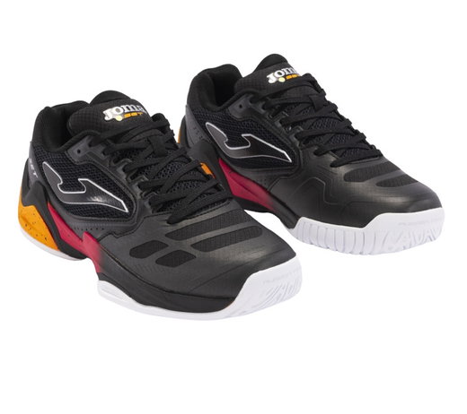 Joma Tennisschuhe Set 2401 Allcourt/Stabilität schwarz/rot/orange Herren