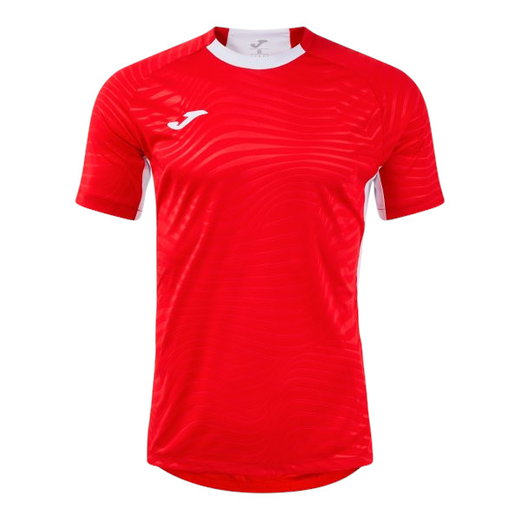 Joma Trainings-Tshirt Kick Pro (elastisches Material, leicht, atmungsaktiv) rot/weiss Herren