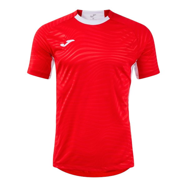 Joma Trainings-Tshirt Kick Pro (elastisches Material, leicht, atmungsaktiv) rot/weiss Herren
