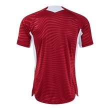 Joma Training T-shirt Kick Pro (elastic material, lightweight, breathable) burgundy/white men's