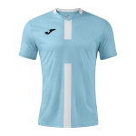 Joma Trainings-Tshirt Proteam III (V-Ausschnitt, leicht, atmungsaktiv) himmelblau/weiss Herren