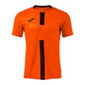 Joma Trainings-Tshirt Proteam III (V-Ausschnitt, leicht, atmungsaktiv) orange/schwarz Herren