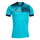 Joma Trainings-Tshirt Eco Supernova (V-Ausschnitt, leicht, bequem) türkisblau/navy Herren