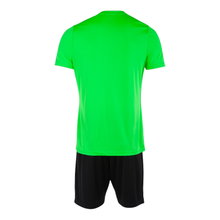 Joma tracksuit (shorts and short-sleeved shirt) Phoenix III set neon green/black men's
