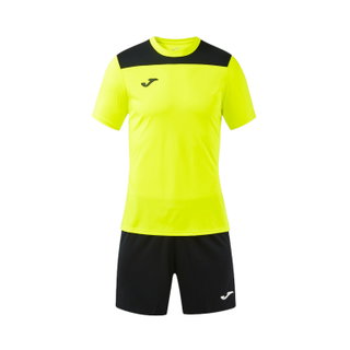 Zestaw Joma do treningu (krótkie spodenki i koszulka z krótkim rękawem) Phoenix III żółto/czarny męski