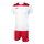 Joma Trainingsanzug (kurze Hose und kurzarm Shirt) Phoenix III Set rot/weiss Herren