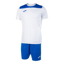 Joma tracksuit (shorts and short-sleeved shirt) Phoenix III set white/royal blue men's