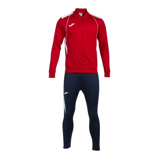 Joma Trainingsanzug Championship VII (Jacke und Hose) rot/weiss/marineblau Herren