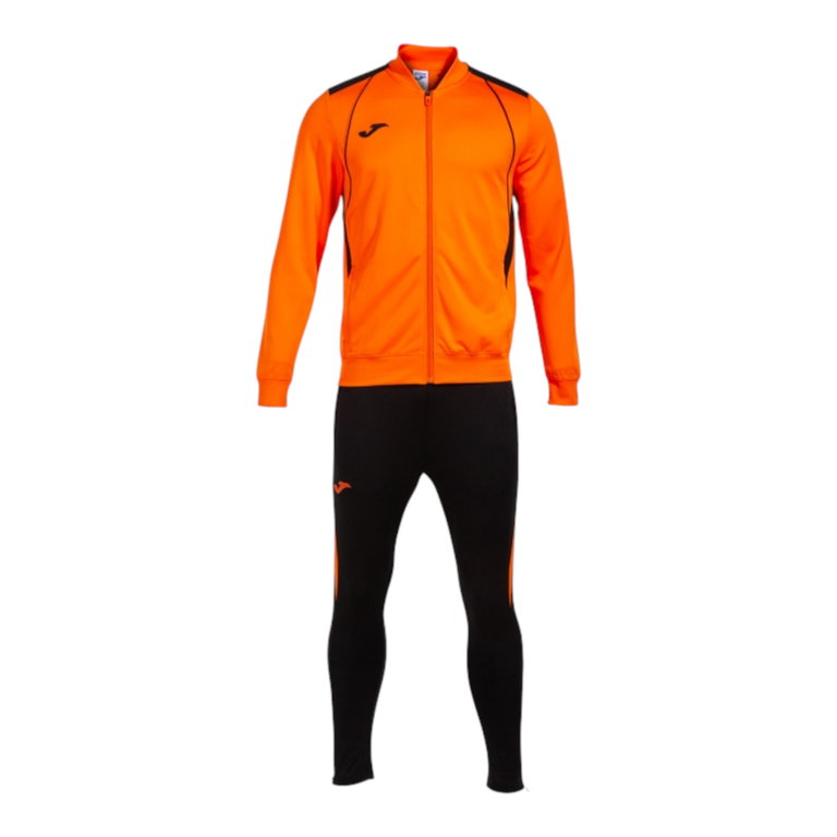 Joma Trainingsanzug Championship VII (Jacke und Hose) orange/schwarz Herren