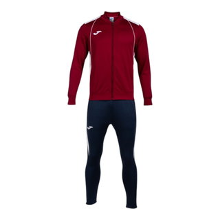 Joma Tracksuit Championship VII (Jacket and Trousers) Burgundy/White/Navy Men