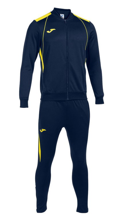 Joma Trainingsanzug Championship VII (Jacke und Hose) marineblau/gelb Herren