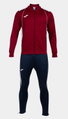 Joma Trainingsanzug Championship VII (Jacke und Hose) weinrot/weiss/marineblau Herren