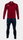 Joma Trainingsanzug Championship VII (Jacke und Hose) weinrot/weiss/marineblau Herren