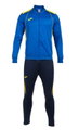 Joma Trainingsanzug Championship VII (Jacke und Hose) royalblau/gelb/marineblau Herren