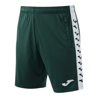 Spodenki treningowe Joma Bermuda Heroic (100% poliester, z bocznymi kieszeniami) krótkie ciemnozielone męskie