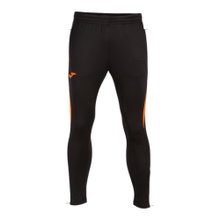 Joma Training Pants Championship VII (100% Polyester) long black/orange Men