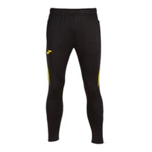Joma Trainingshose Championship VII (100% Polyester) lang schwarz/gelb Herren