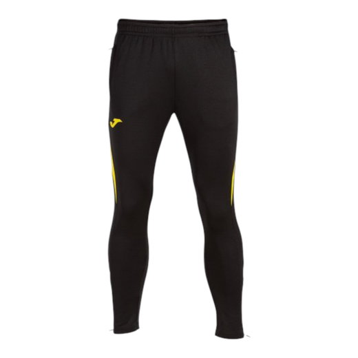 Joma Trainingshose Championship VII (100% Polyester) lang schwarz/gelb Herren